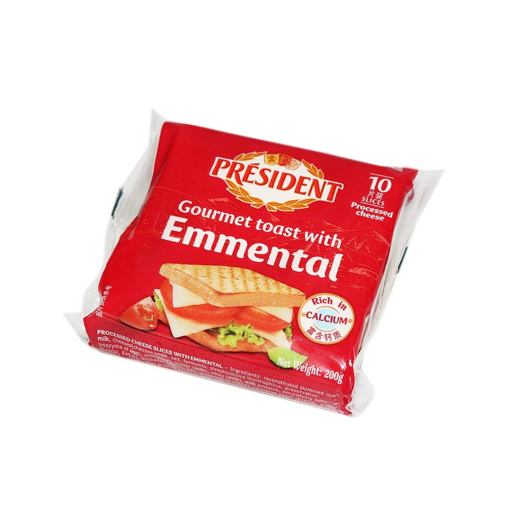 President Cheese Toast Emmental 10s 200g - Snapcart.pk