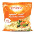 President Natural Cheddar Shredded Cheese 450g