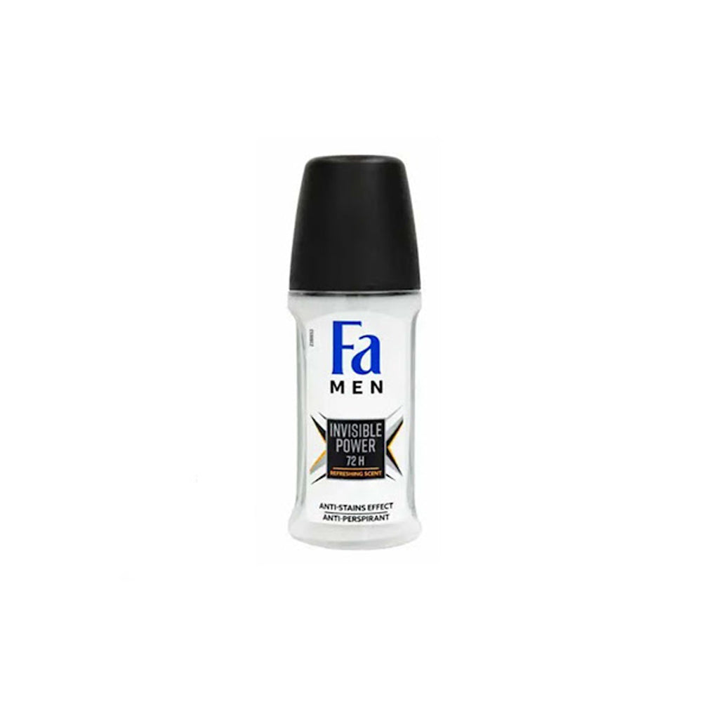 Fa Roll On Men Invisible Power 50ml - Snapcart.pk