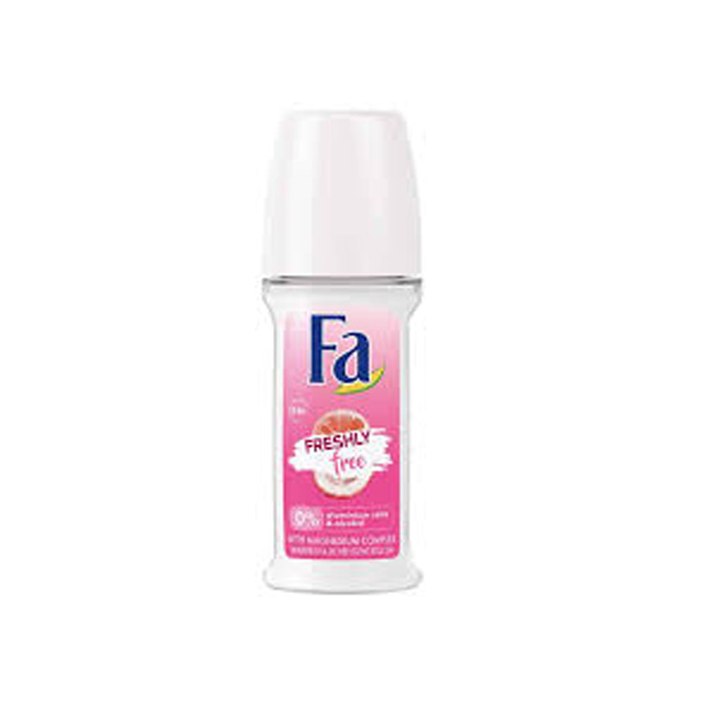 Fa Freshly Free Deodorant Roll On 50ml - Snapcart.pk