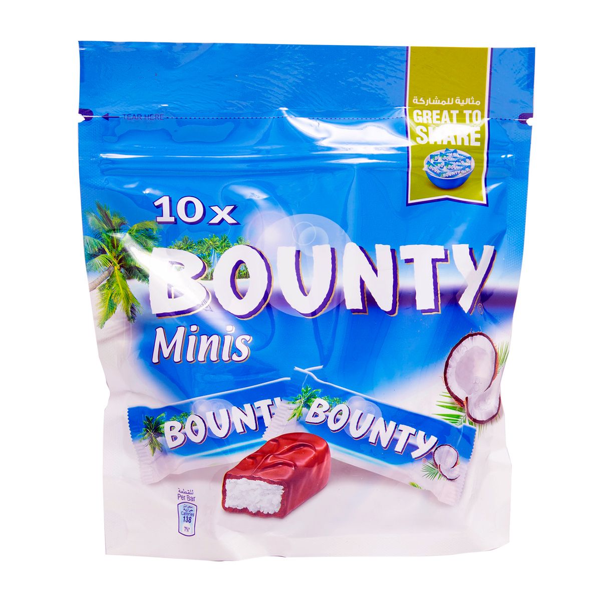 Bounty Minis Chocolate Pouch 285g - Snapcart.pk