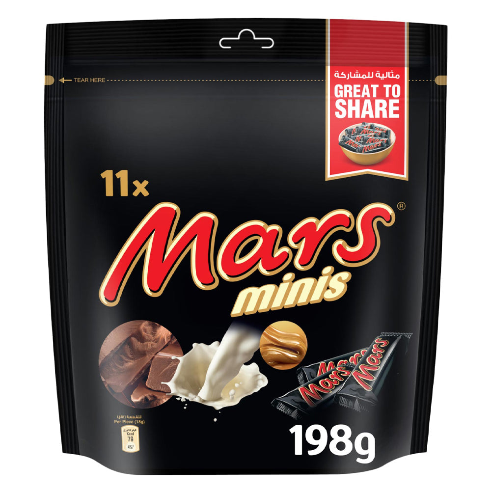 Mars Minis Chocolate Pouch 11s 198g