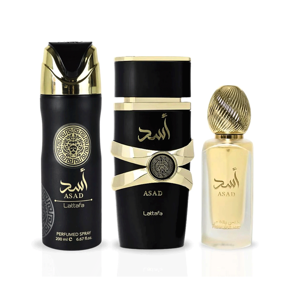 Lattafa Asad Gift Set 3s