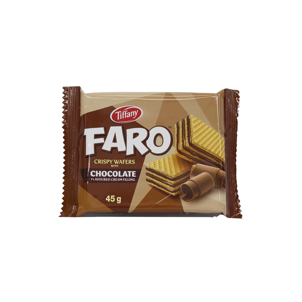 Tiffany Faro Chocolate Cream Filling Wafer 40g - Snapcart.pk