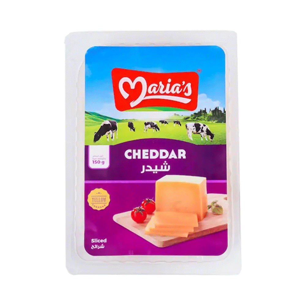 Maria's Cheddar Cheese Sliced 150g