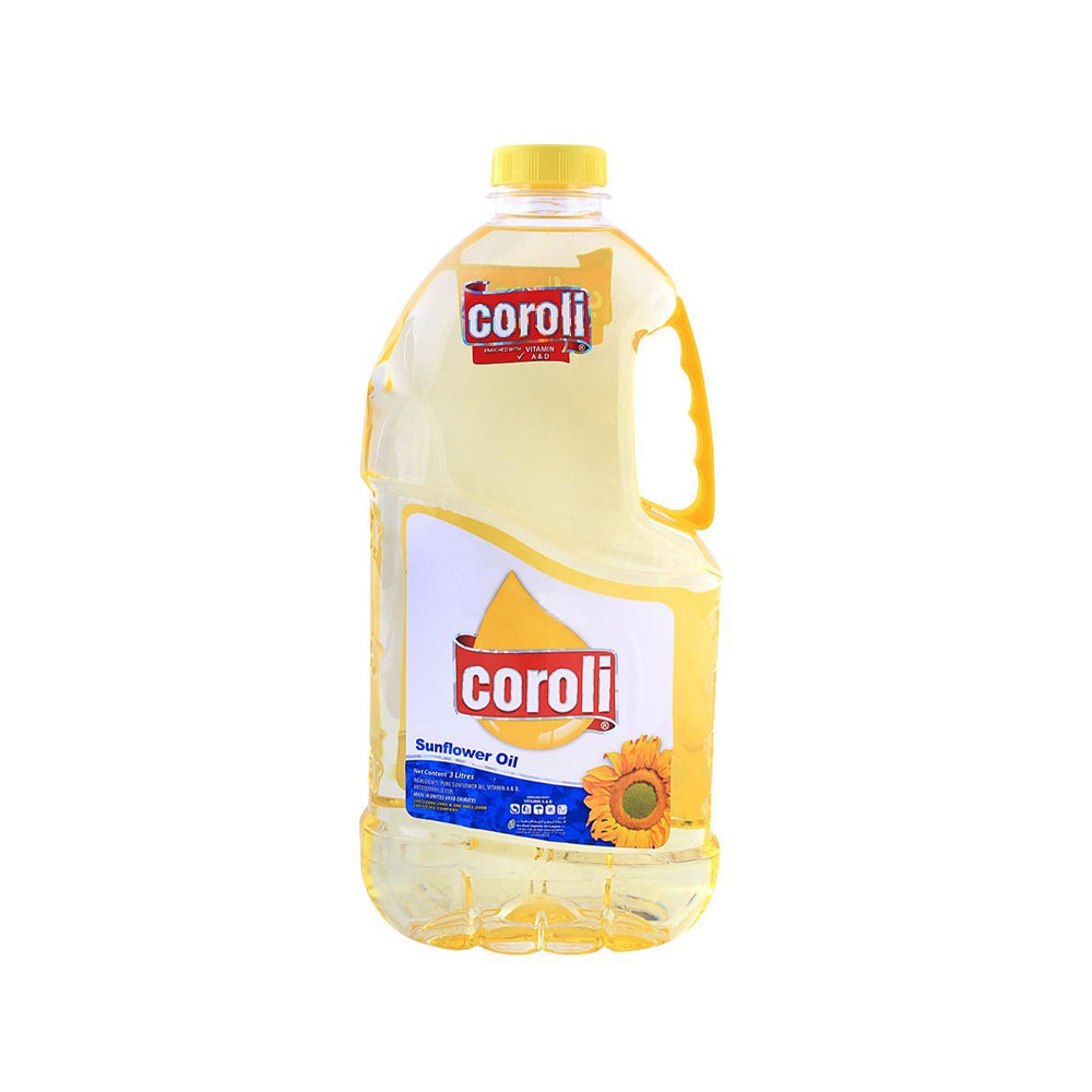 Coroli Pure Sunflower Oil 3ltr - Snapcart.pk