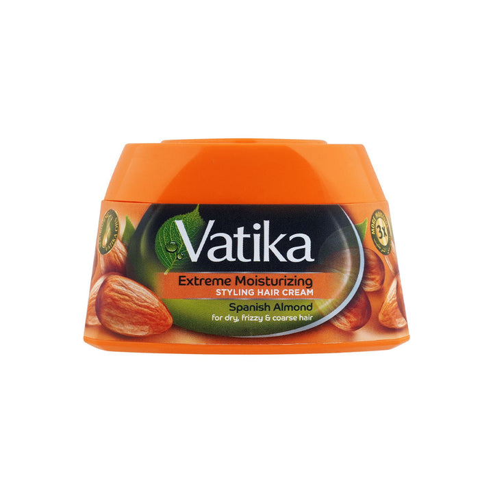 Vatika Styling Hair Cream Almond 140ml - Snapcart.pk
