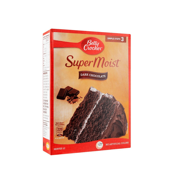 Betty Crocker Super Moist Dark Chocolate 500g - Snapcart.pk