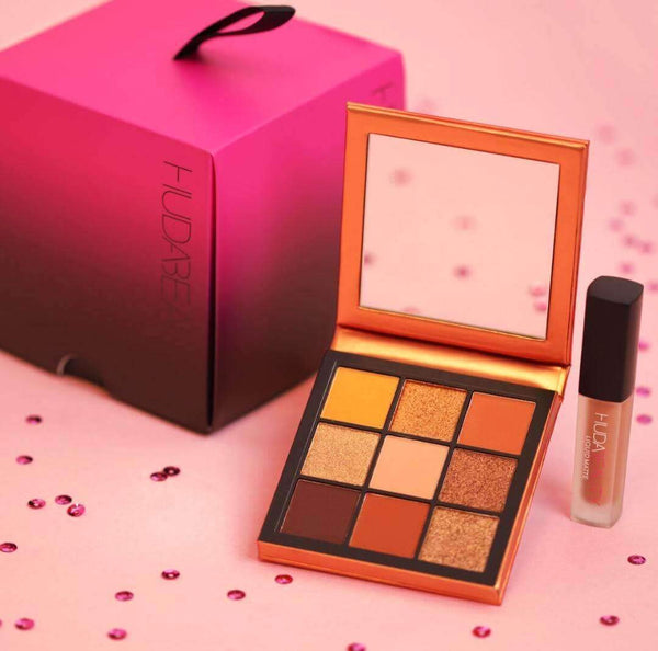 Huda Beauty Sleigh All Day Gift Set With Topaz Palette (Topaz & Crush)