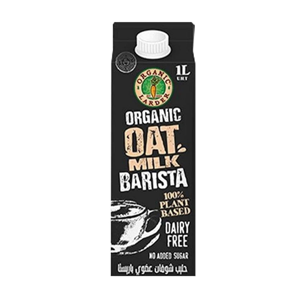 Organic Larder Oat Milk Barista Dairy Free 1ltr - Snapcart.pk