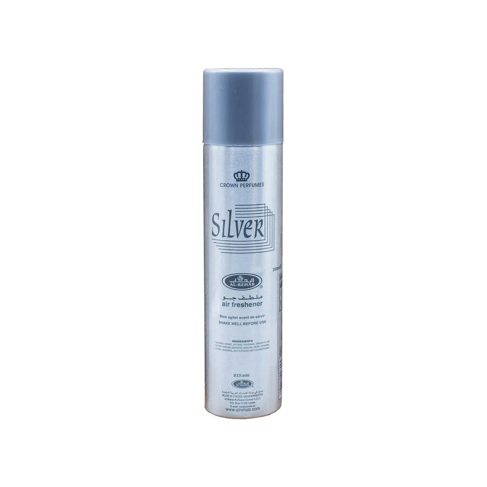 Al-burhan Air Freshner Silver 300ml - Snapcart.pk