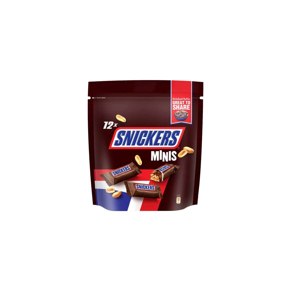 Snickers Minis Chocolate Bag 180g - Snapcart.pk