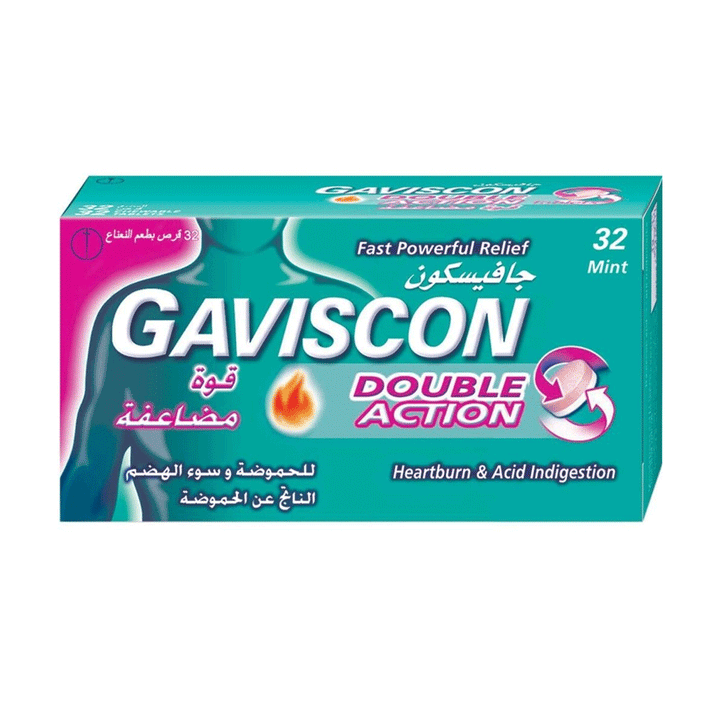Gaviscon Double Action Mint Tablets 32s - Snapcart.pk