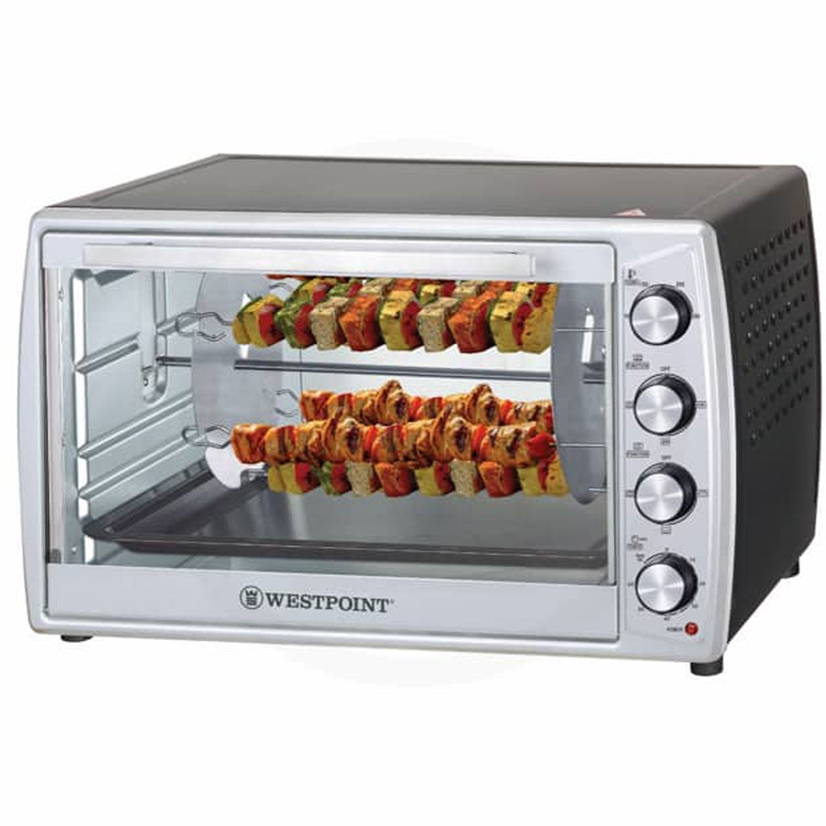 Westpoint Convection Rotisserie Oven with Kebab Grill WF-6300RKC - 63 Litres + Electric Stove/Hot Plate - Snapcart.pk