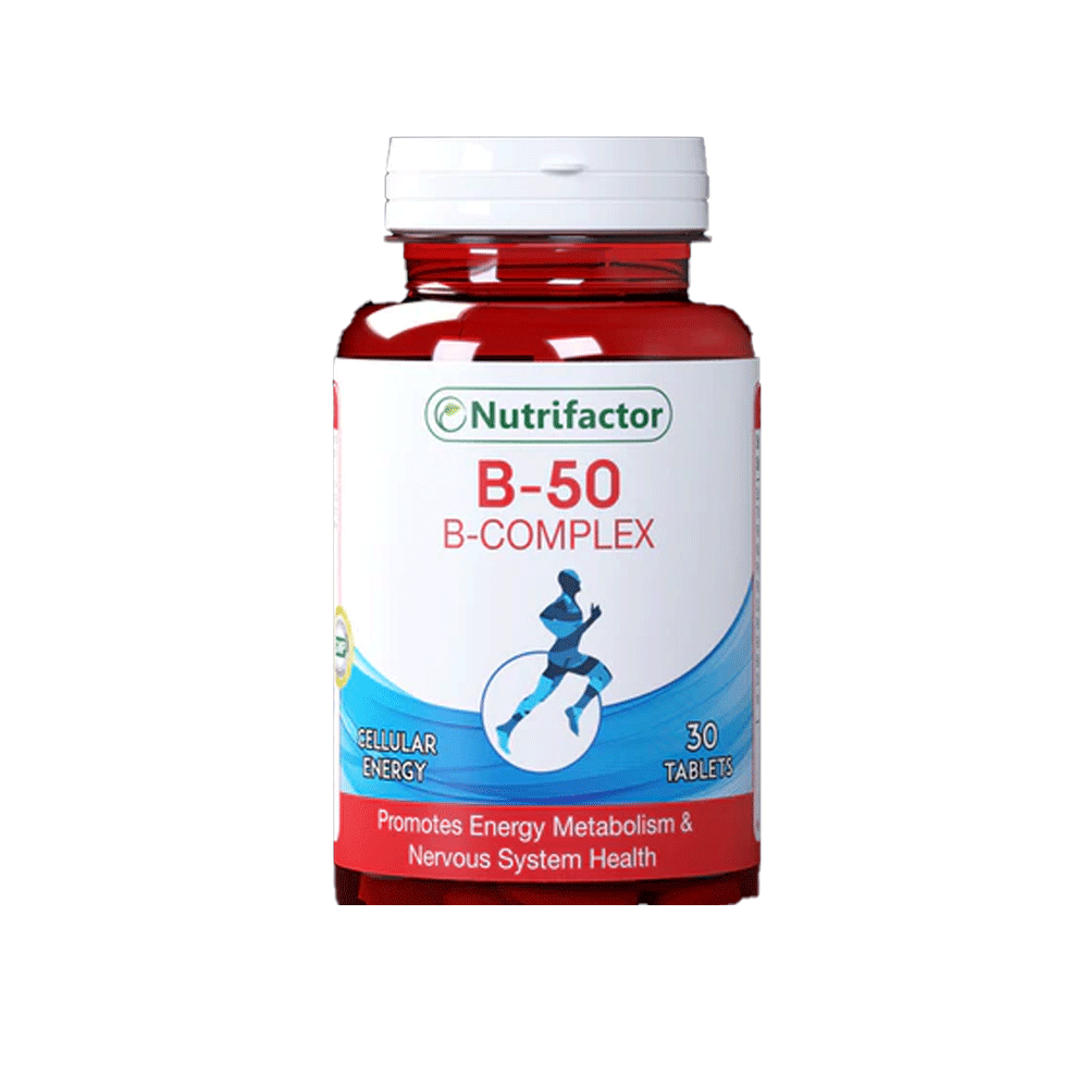 Nutrifactor B-50 B- Complex 30 Tablets - Snapcart.pk