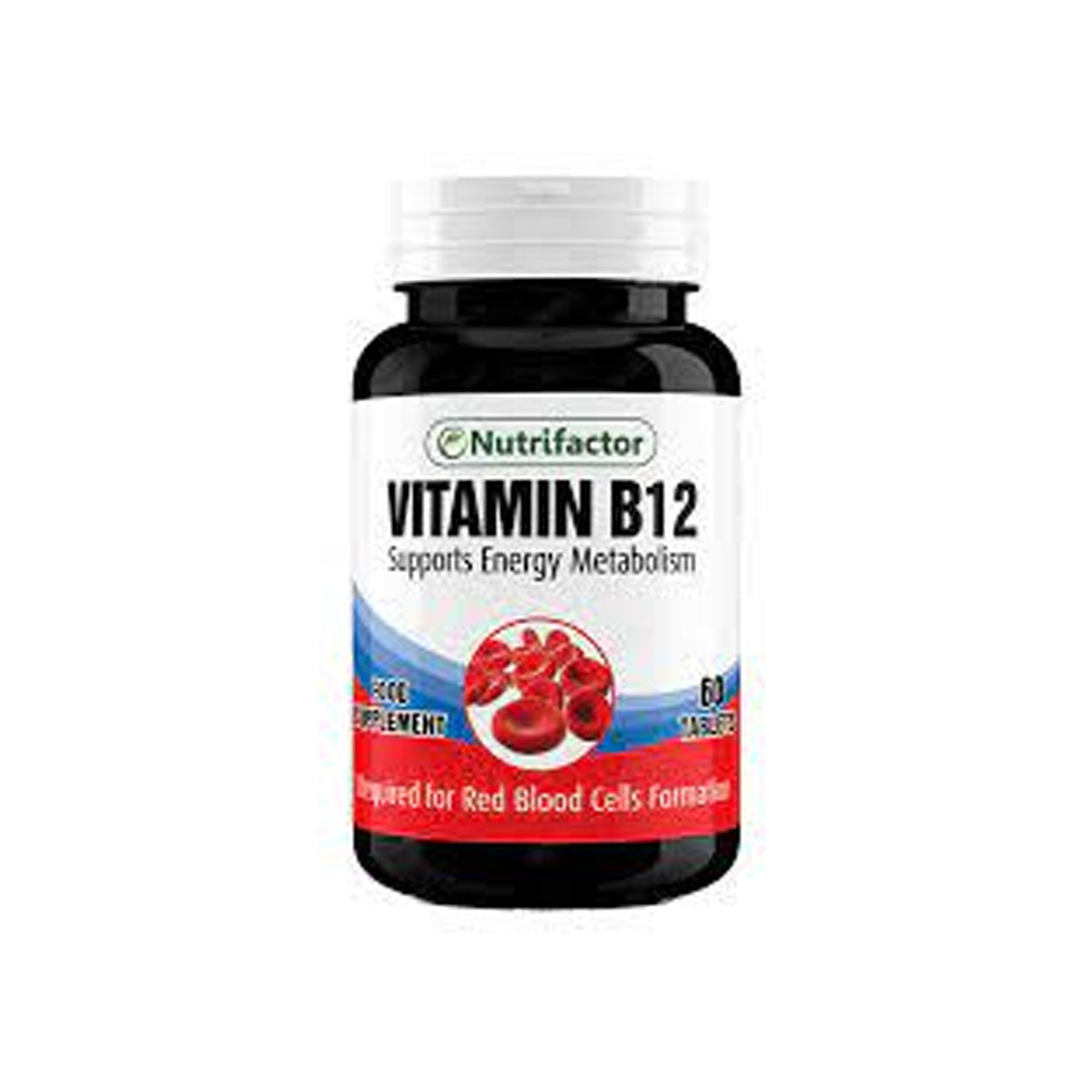 Nutrifactor Vitamin B12 60 Tablets - Snapcart.pk