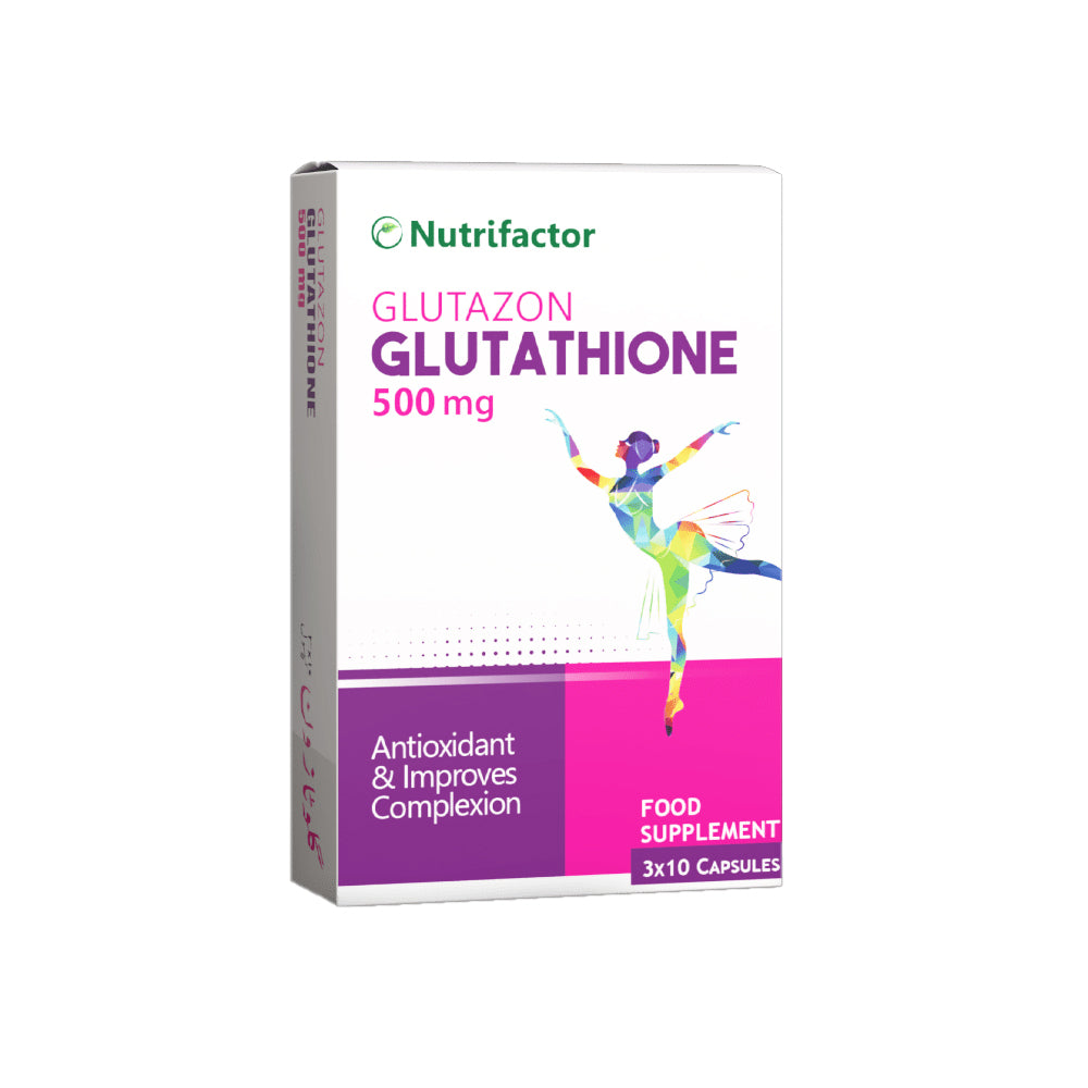 Nutrifactor Glutazon Glutathione 500mg Capsules - Snapcart.pk