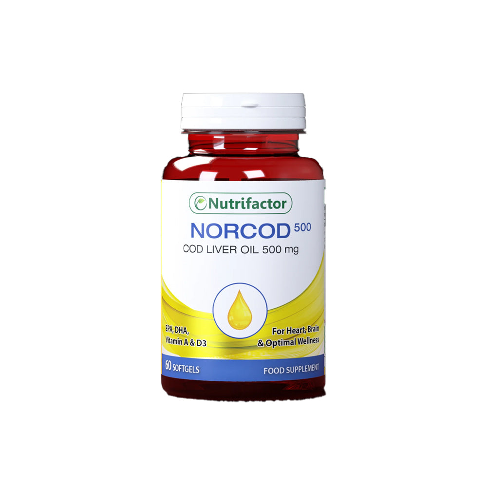 Nutrifactor Norcod 500mg Cod Liver Oil 60s - Snapcart.pk