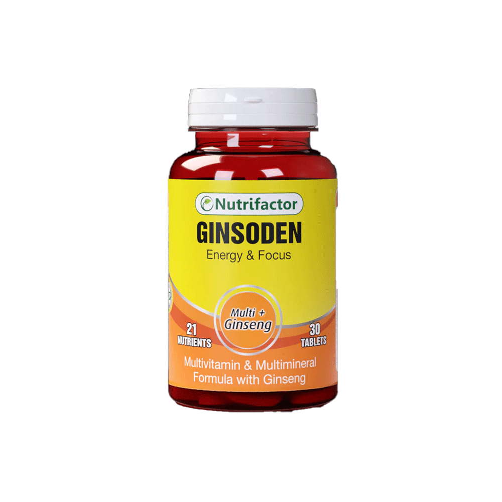 Nutrifactor Ginsoden Energy & Focus 30 Tablets - Snapcart.pk
