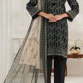 Aizal Stitched 3 Piece Printed Lawn Collection'2025-D-643-Dark Grey