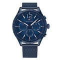 Tommy Hilfiger Gavin Blue Mesh Bracelet Blue Dial Chronograph Quartz Watch for Gents - 1791471