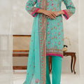 Aizal Stitched 3 Piece Printed Lawn Collection'2025-D-645-Ferozi