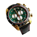 Versace V-Ray Blue Leather Strap Blue Dial Chronograph Quartz Watch for Gents - VDB050014