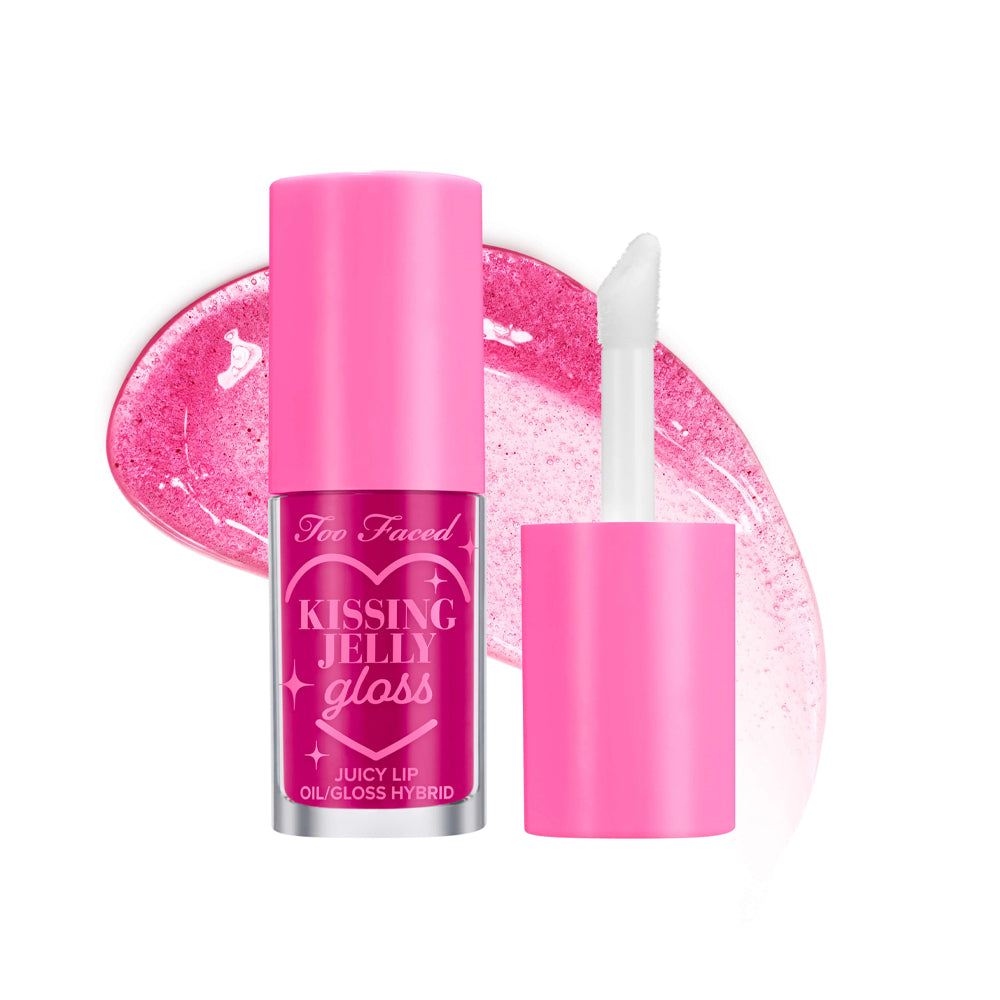 Too Faced Kissing Jelly Gloss Juicy Lip Oil Raspberry 4.5ml - Snapcart.pk