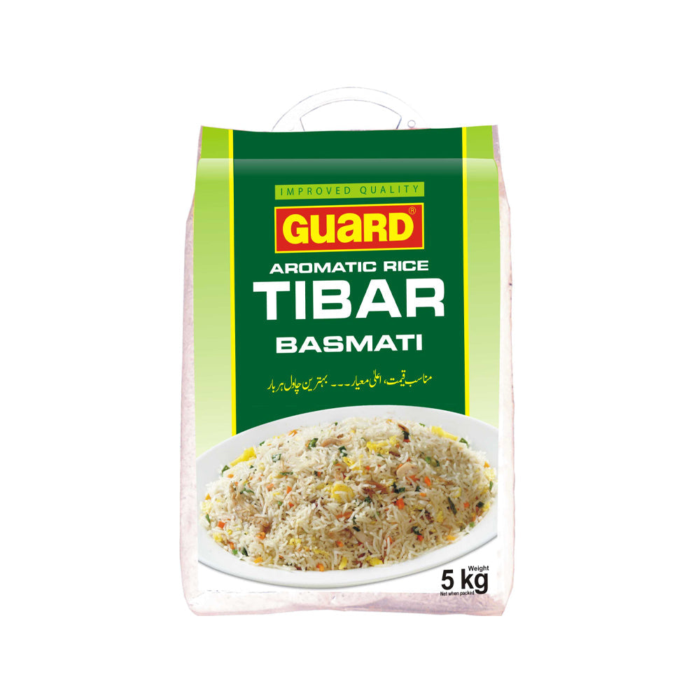 Guard Tibar Basmati Rice 5kg - Snapcart.pk