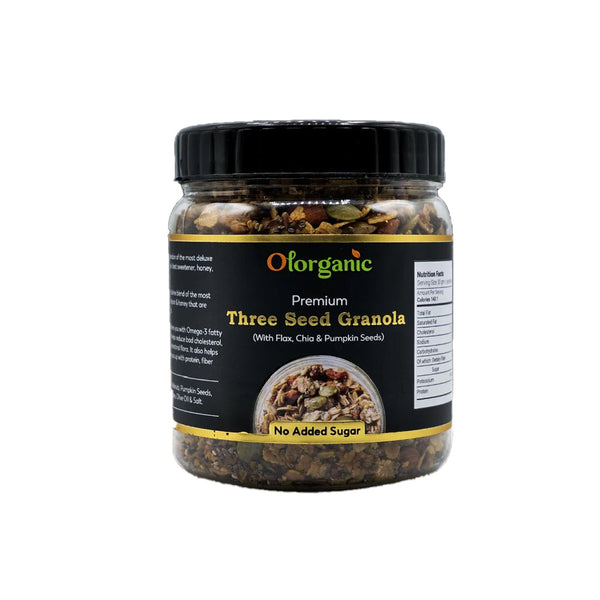 Olorganic Three Seed Granola Jar 300g - Snapcart.pk