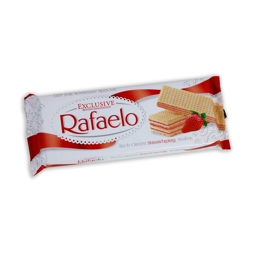 Rafaelo Rich Cream Strawberry Wafer 150g - Snapcart.pk