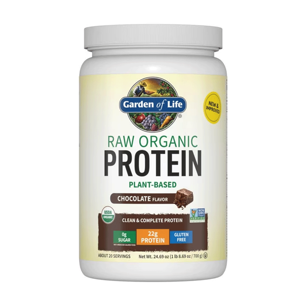 Garden Of Life Raw Organic Plant Based Protein Chocolate Flavor 700g 1lb