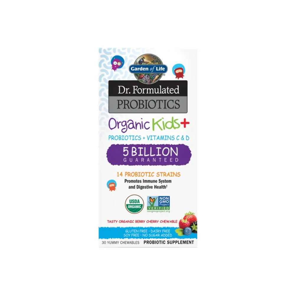 Dr. Formulated Probiotics Organic Kids Tablets 30s - Snapcart.pk