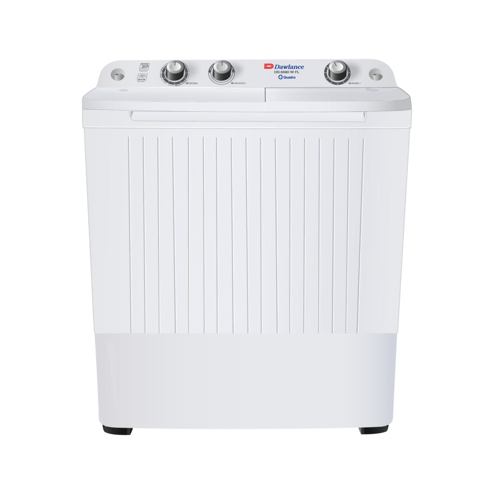 DAWLANCE 8KG TWIN TUB WASHING MACHINE Model DW 6580 WHITE
