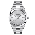 Tissot Gentleman Silver Stainless Steel Silver Dial Quartz Watch for Men's - T127.410.11.031.00