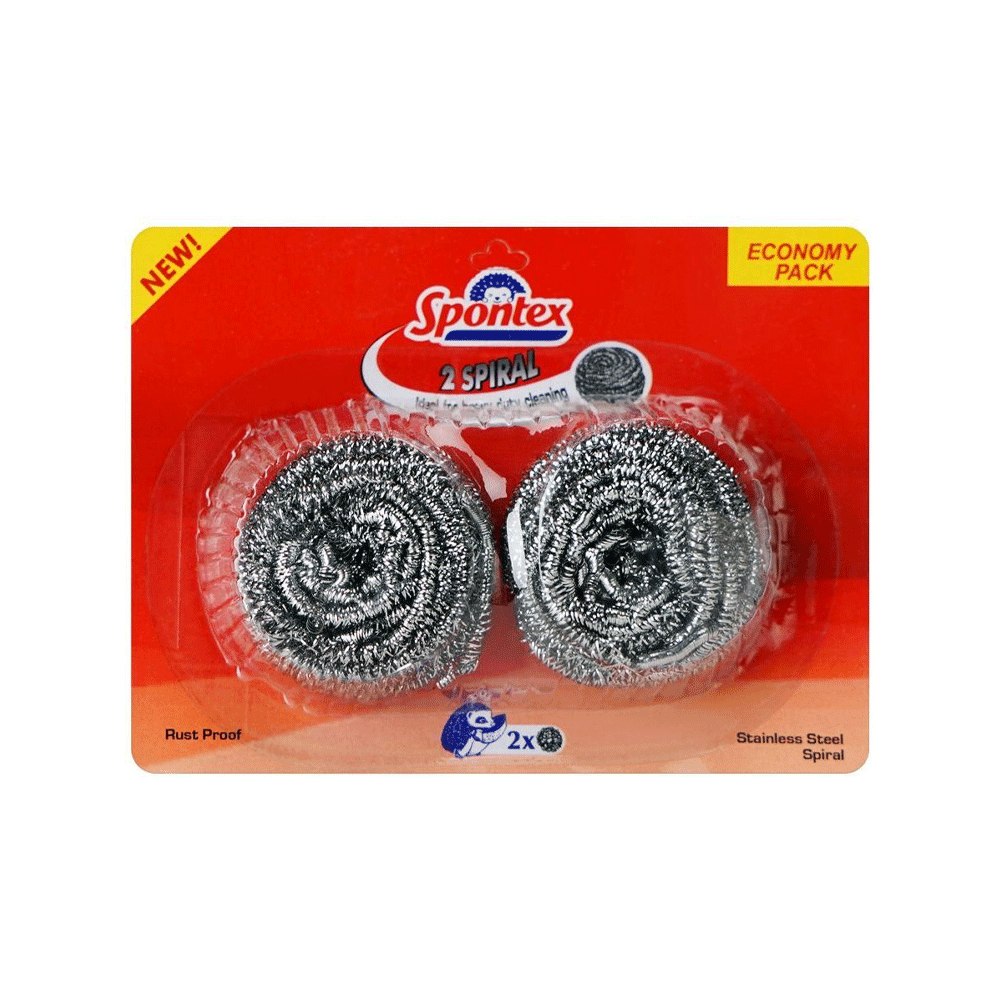 Spontex Stainless Steel Spiral 2s