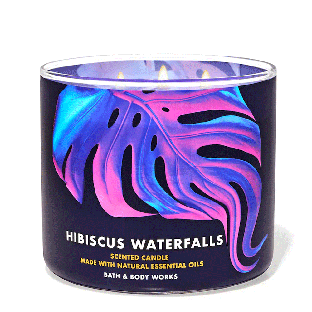 Bath & Body Works Hibiscus  Waterfalls Scented Candle 411g