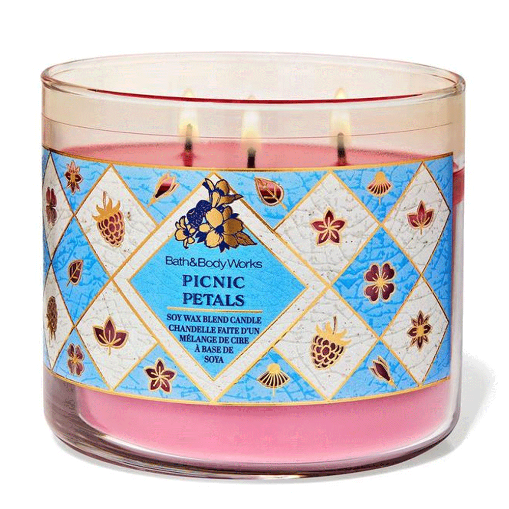 BBW Picnic Petals Soy Wax Blend candle 411g