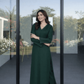 Solids By Silcot Stitched 2 Piece Korean Linen Suit-Timeless Emerald