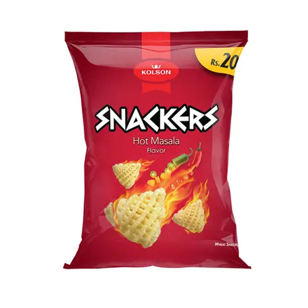 Kolson Snackers Hot Masala Flavor Chips 12g