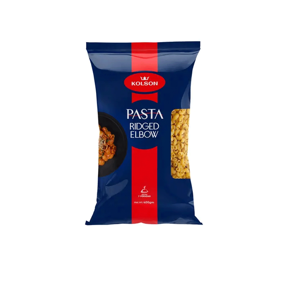 Kolson Ridged Elbow Pasta 400g - Snapcart.pk