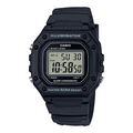Casio Black Resin Strap Black Dial Quartz Watch for Gents - W-218H-1AVDF