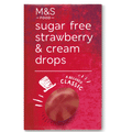 M&s Sugar Free Strawberry & Cream Drops 42g