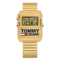 Tommy Hilfiger Tommy Jeans Expedition Gold Stainless Steel Digital Dial Quartz Unisex Watch - 1791670