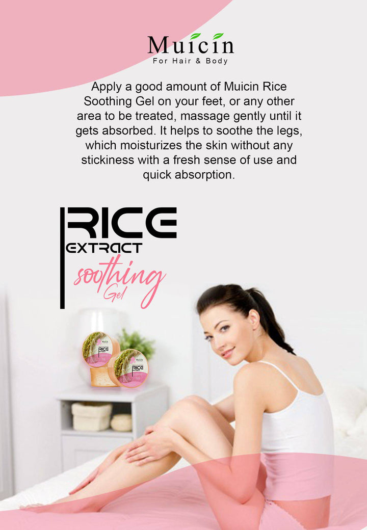 MUICIN - Rice Extract Soothing Gel For Body & Hair - 300g - My Store
