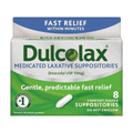 Dulcolax Fast Relief Suppositories 8s Box