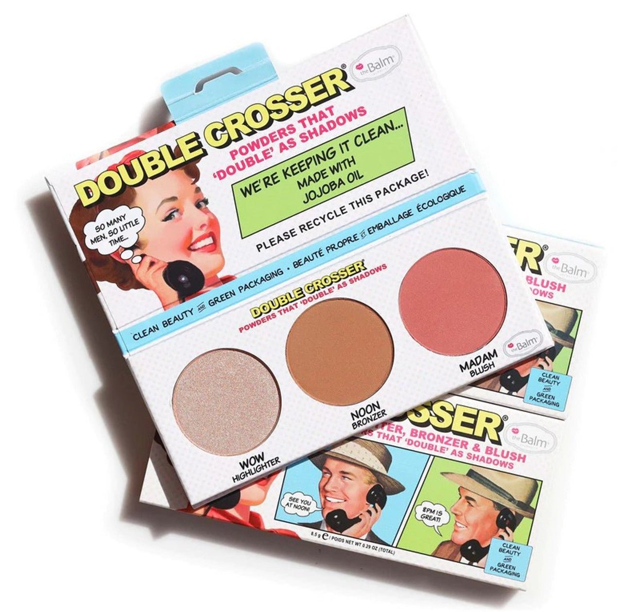 The Balm Double Crosser Highlighter Bronzer &  Blush Palette
