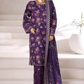 Malika By Sada Bahar Stitched 3 Piece Khaddar Vol-02 Collection'2025-MK-6859-Purple