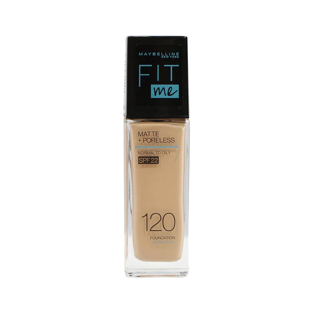 Maybelline Fit Me Matte+Poreless Foundation For Normal To Oily Skin -120  30Ml