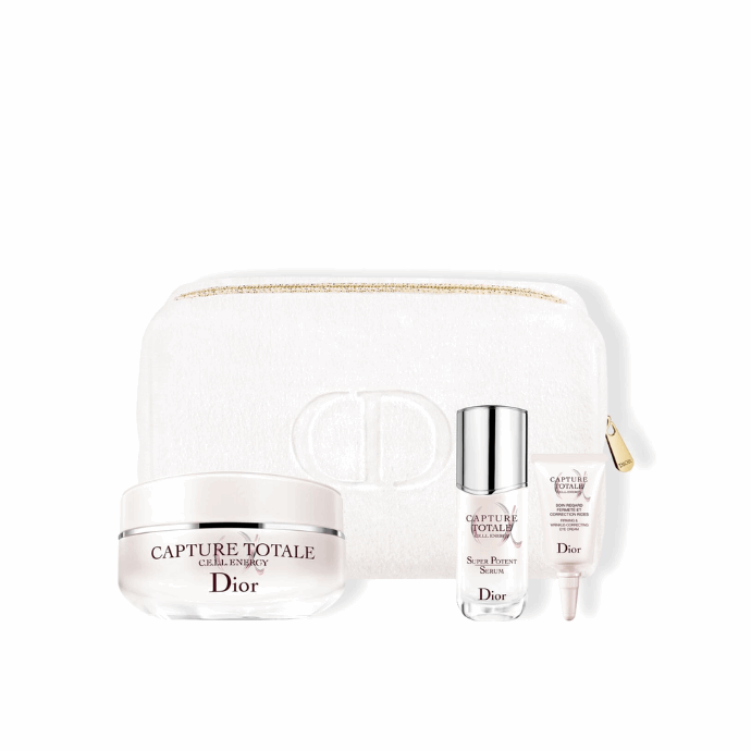 Dior Capture Totale Total Anti-Aging Skincare Ritual Set 3Piecs+Bag